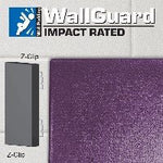 Jaypro Sports Wall Padding - WallGuard Impact Rated - 2' x 6', Z - Clip Top & Bottom (JWP - I - 26ZZ) - SchoolOutlet