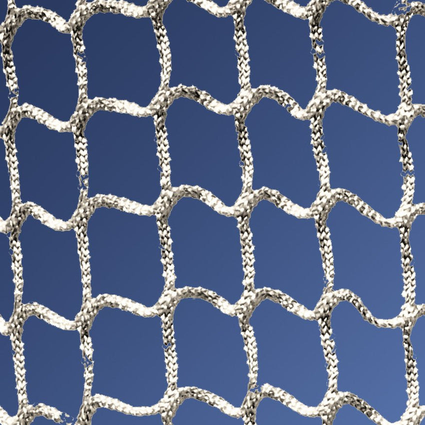 Jaypro Sports Lacrosse - Replacement Box Net (4mm) - 4' H x 4' W x 4' D, White (LGN - 44) - SchoolOutlet