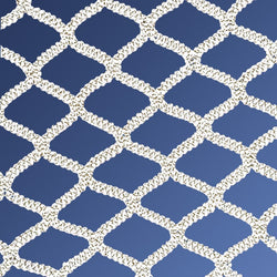 Jaypro Sports Lacrosse  - Box Lacrosse Replacement Net - NETX1  (7mm) -   4' H x 4' W x 4' D, White (NETX1-D260)