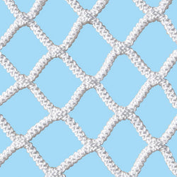 Jaypro Sports Lacrosse  - Box Lacrosse Replacement Net - NETX1  (7mm) -   4' H x 4' W x 4' D, White (NETX1-D260)