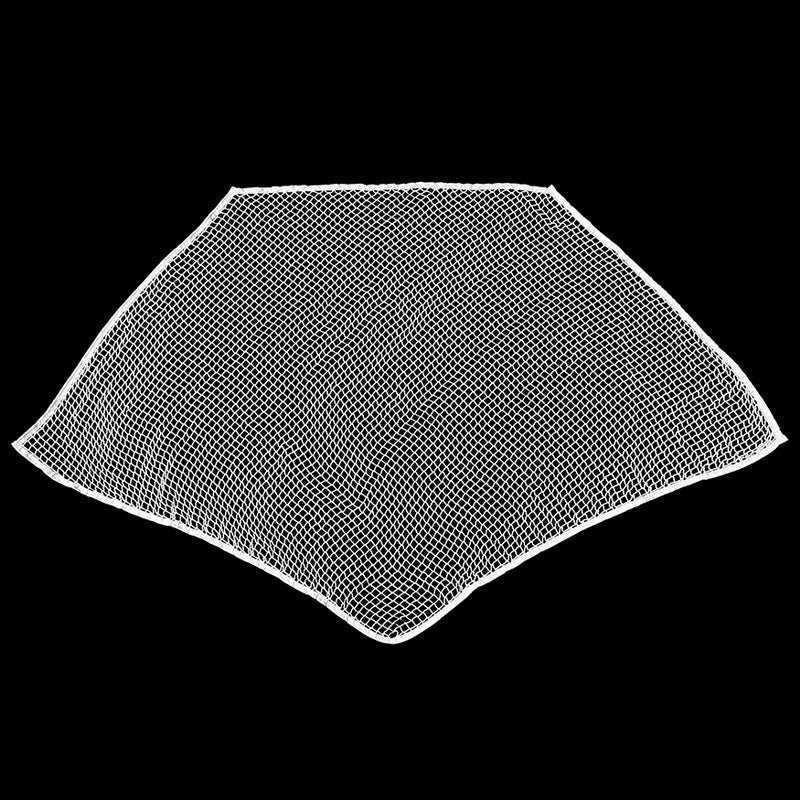 Jaypro Sports Lacrosse - Box Lacrosse Replacement Net - NETX1 (7mm) - 4' H x 4' W x 4' D, White (NETX1 - D260) - SchoolOutlet