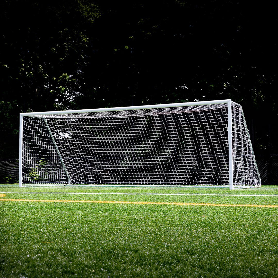 Jaypro Sports Nova Classic Official Round Soccer Goal - Portable Match Goal Pair (Set of 2) 8'H x 24'W x 4'B x 9.5'D (JPS-NOVA-400) - SchoolOutlet