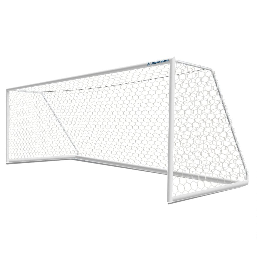 Jaypro Sports Nova Prime Soccer Goal - Official Portable Match Goal Pair (Set of 2) 8'H x 24'W x 4'B x 9.5'D (JPS-NOVA-500) - SchoolOutlet