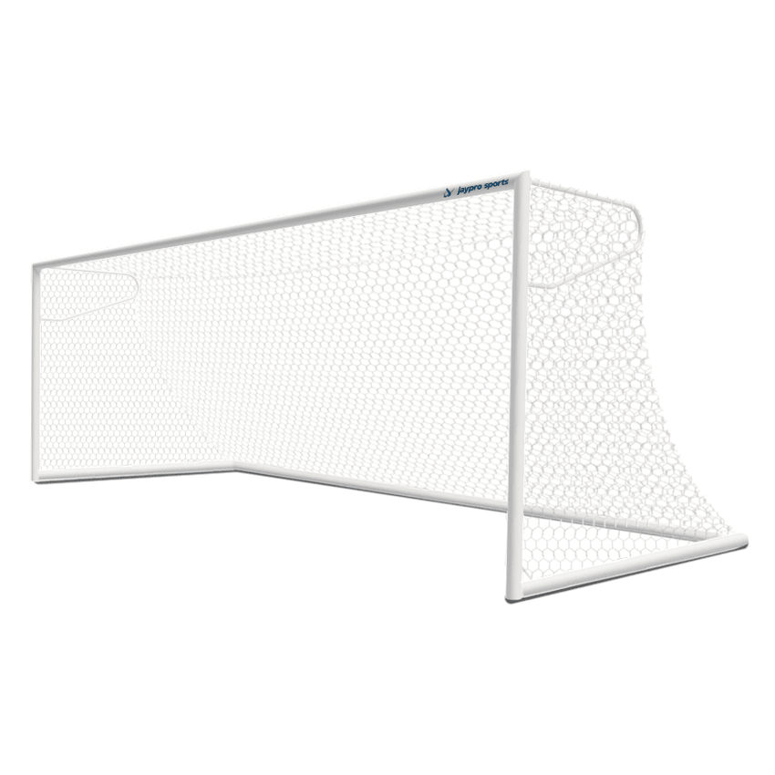 Jaypro Sports Nova Premiere Soccer Goal - Official European-Style Goal Pair (Set of 2) 8'H x 24'W x 4'B x 9.5'D (JPS-NOVA-600) - SchoolOutlet