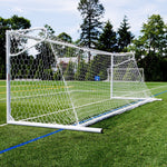Jaypro Sports Nova Premier Adjustable Soccer Goal - Official European-Style Goal Pair (Set of 2) 8'H x 24'W x 4'B x 9.33'D (JPS-NOVA-600AX) - SchoolOutlet
