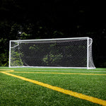 Jaypro Sports Nova Premiere Soccer Goal - Official European-Style Goal Pair Package (Set of 2) 8'H x 24'W x 4'B x 9.5'D (JPS-NOVA-600PKG) - SchoolOutlet