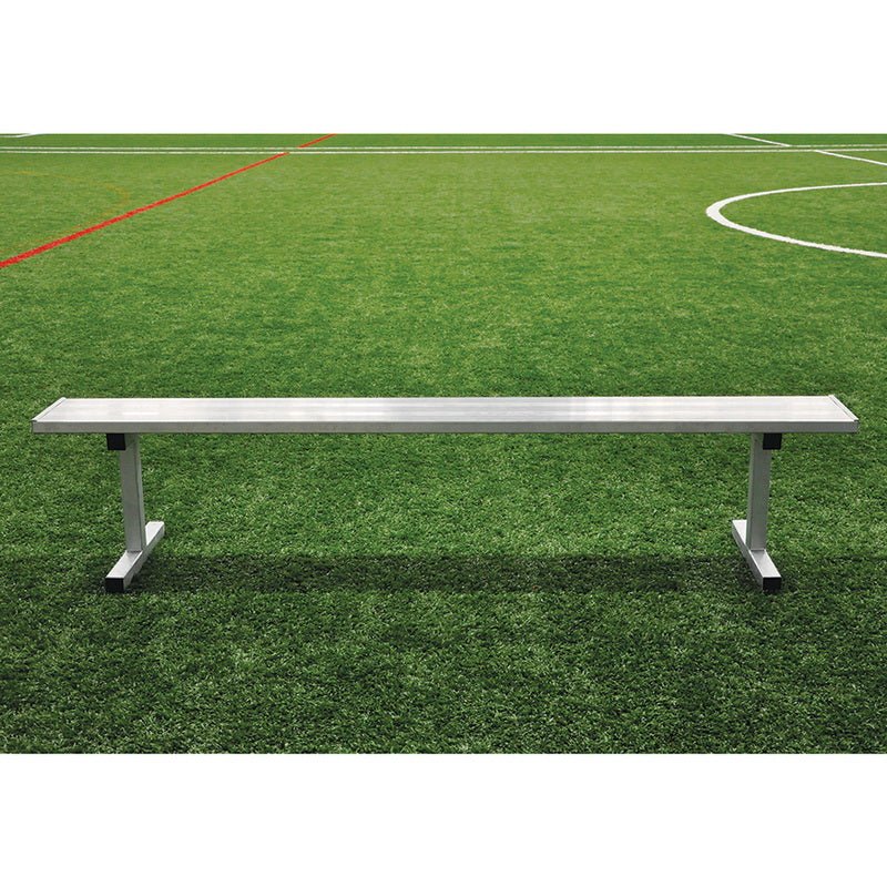 Jaypro Sports Outdoor Player Benches - Portable - Aluminum Team Bench - 7.5' (PB - 75) - SchoolOutlet