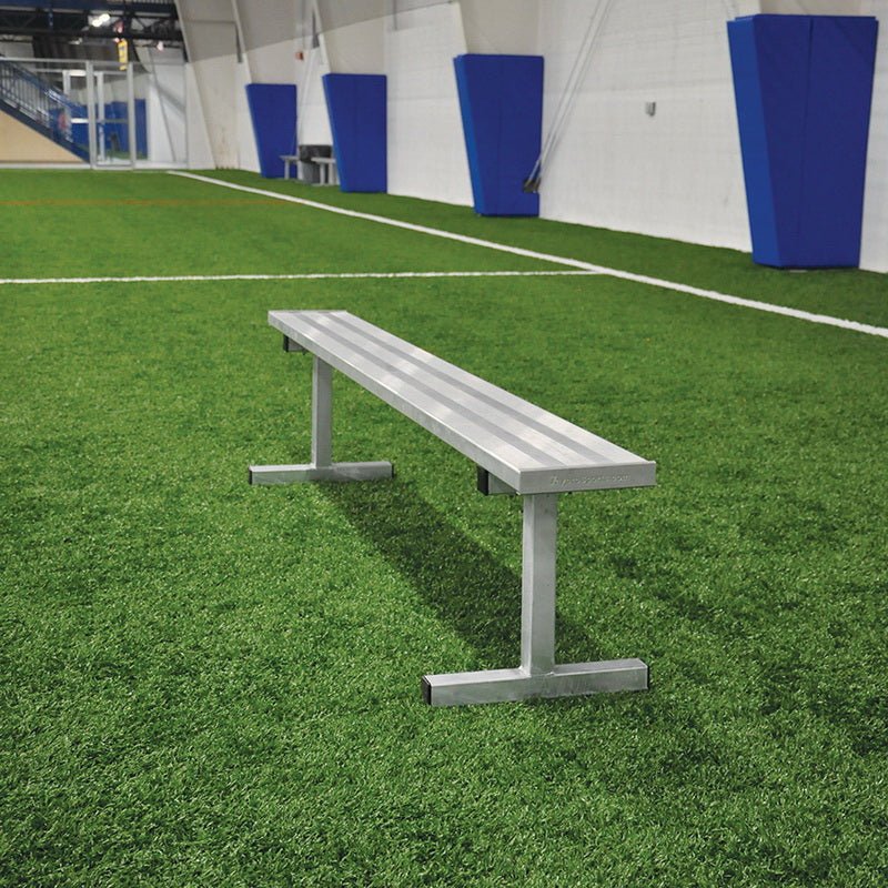 Jaypro Sports Outdoor Player Benches - Portable - Aluminum Team Bench - 7.5' (PB - 75) - SchoolOutlet