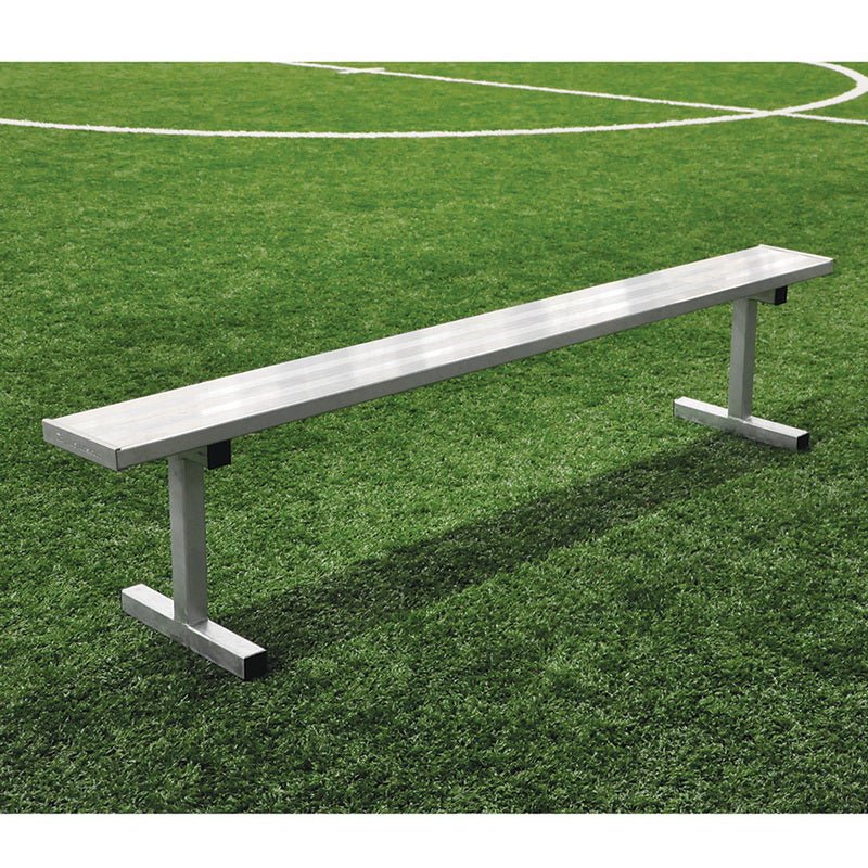 Jaypro Sports Outdoor Player Benches - Portable - Aluminum Team Bench - 7.5' (PB - 75) - SchoolOutlet