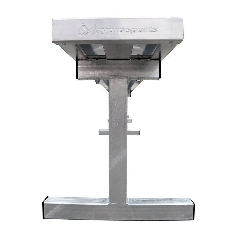 Jaypro Sports Outdoor Player Benches - Portable - Aluminum Team Bench - 7.5' (PB - 75) - SchoolOutlet
