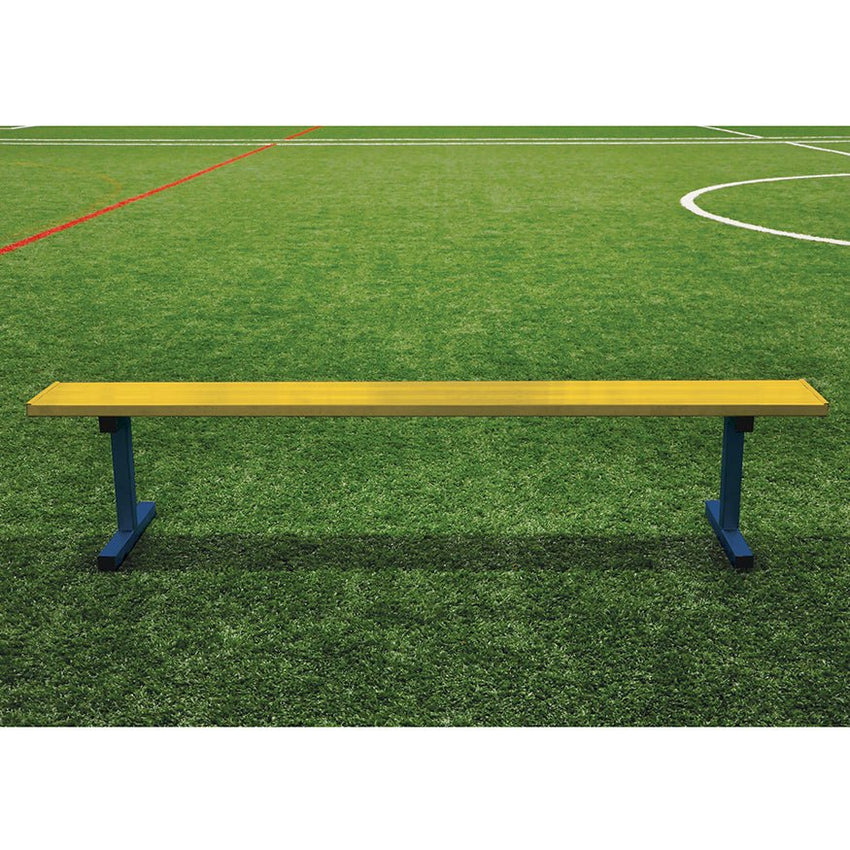 Jaypro Sports Outdoor Player Benches - Portable - Aluminum Team Bench - 7.5', Powder Coated (PB - 75PC) - SchoolOutlet