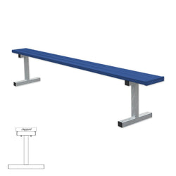 Jaypro Sports Outdoor Player Benches - Portable - Aluminum Team Bench - 7.5', Powder Coated (PB-75PC)