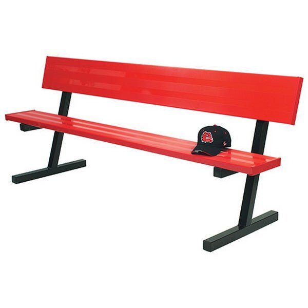 Jaypro Sports Outdoor Player Benches - Portable - Aluminum Team Bench ...