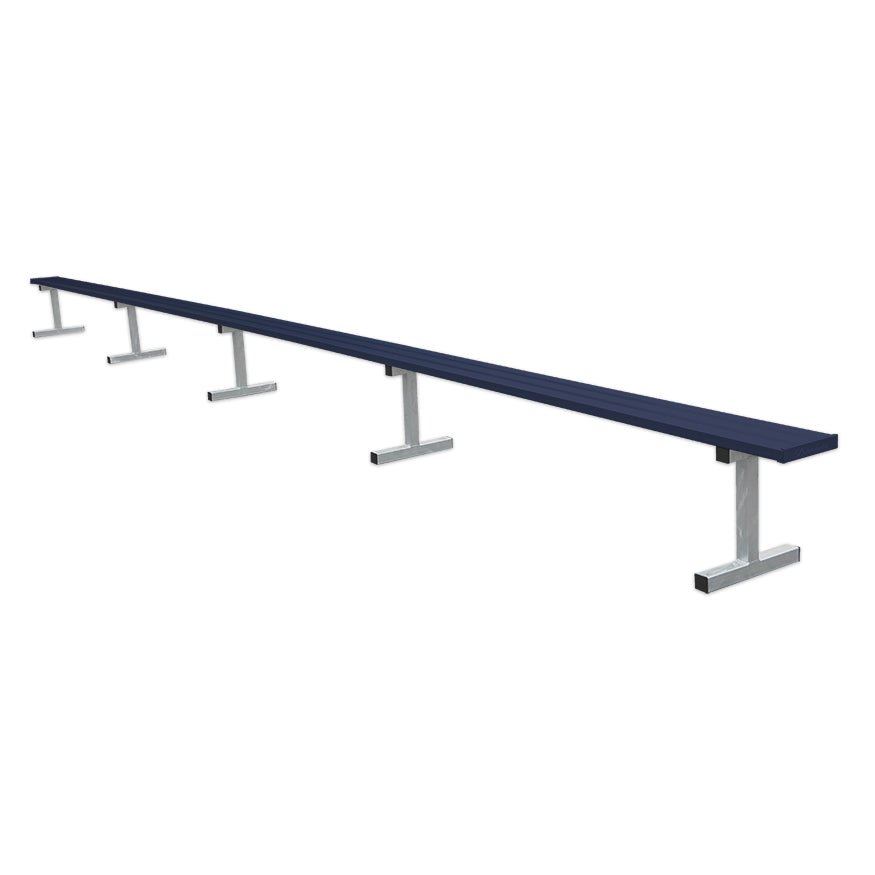Jaypro Sports Outdoor Player Benches - Portable - Aluminum Team Bench - 27', Powder Coated (PB - 95PC) - SchoolOutlet