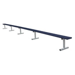 Jaypro Sports Outdoor Player Benches - Portable - Aluminum Team Bench - 27', Powder Coated (PB - 95PC) - SchoolOutlet