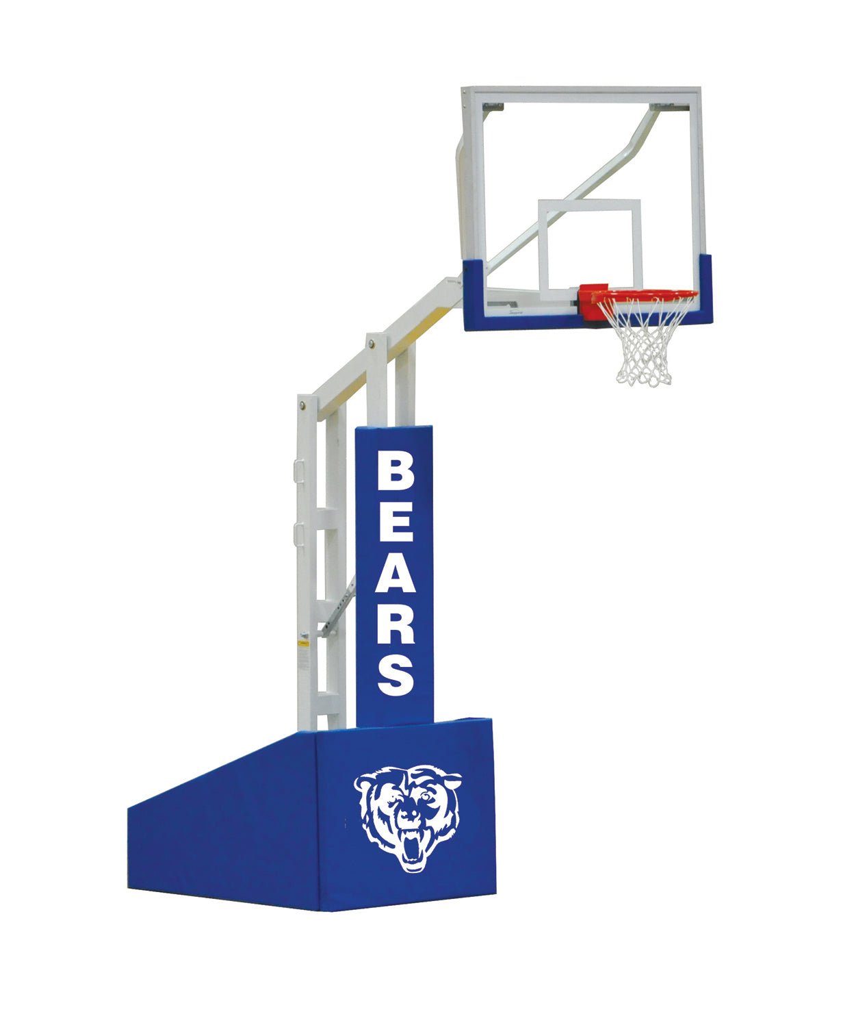 Jaypro Sports Basketball System - Elite 5400 Portable Basketball System with 42"H x 54"W Board (PBEL54) - SchoolOutlet