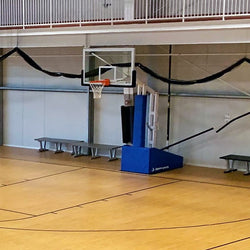 Jaypro Sports Basketball System -Elite 5400 Portable Basketball System with 42"H x 72"W Board (PBEL5472)