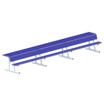 Jaypro Sports Outdoor Player Benches - Portable - Player Bench with Seat Back and Shelf - 21', Powder Coated (PBS - 10PC) - SchoolOutlet