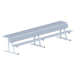 Jaypro Sports Outdoor Player Benches - Portable - Player Bench with Seat Back and Shelf - 15' (PBS - 20) - SchoolOutlet