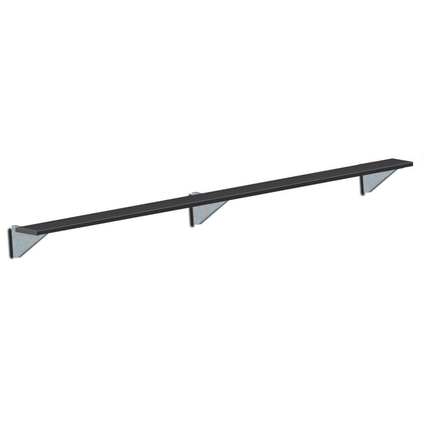 Jaypro Sports Outdoor Player Benches - Player Bench - Wall - Mounted - 15', Powder Coated (PBW - 15PC) - SchoolOutlet