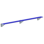 Jaypro Sports Outdoor Player Benches - Player Bench - Wall - Mounted - 15', Powder Coated (PBW - 15PC) - SchoolOutlet