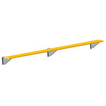 Jaypro Sports Outdoor Player Benches - Player Bench - Wall - Mounted - 15', Powder Coated (PBW - 15PC) - SchoolOutlet
