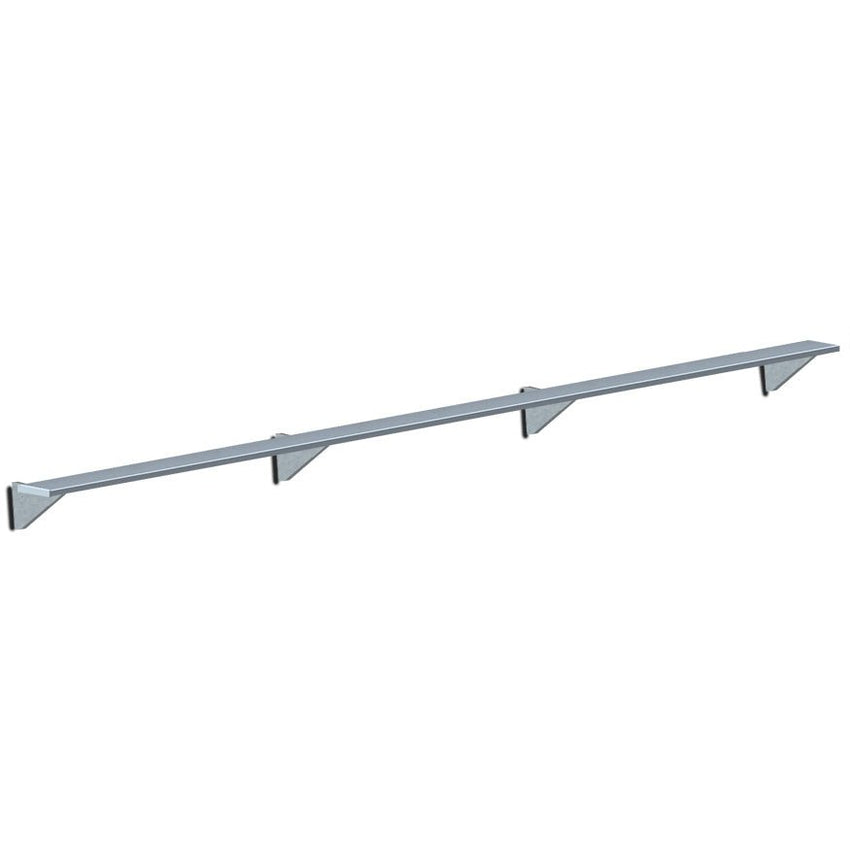 Jaypro Sports Outdoor Player Benches - Player Bench - Wall - Mounted - 21' (PBW - 5) - SchoolOutlet
