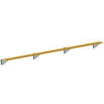 Jaypro Sports Outdoor Player Benches - Player Bench - Wall - Mounted - 21', Powder Coated (PBW - 5PC) - SchoolOutlet
