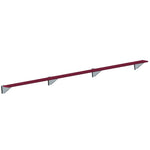 Jaypro Sports Outdoor Player Benches - Player Bench - Wall - Mounted - 21', Powder Coated (PBW - 5PC) - SchoolOutlet