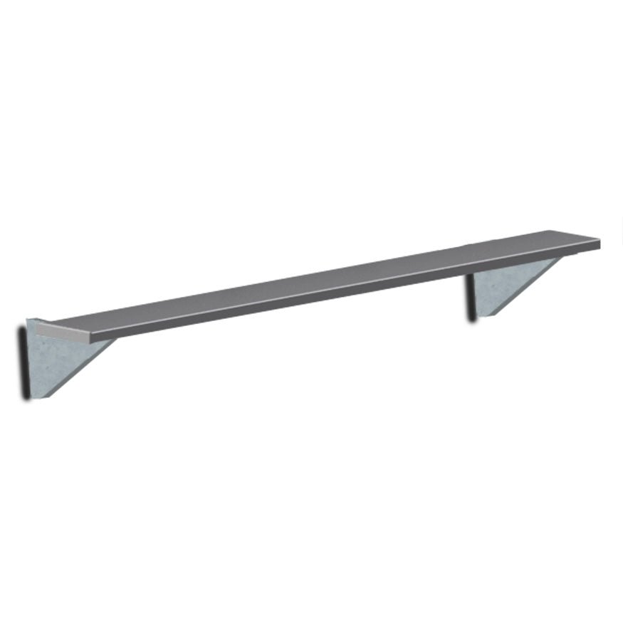 Jaypro Sports Outdoor Player Benches - Player Bench - Wall - Mounted - 7.5', Powder Coated (PBW - 75PC) - SchoolOutlet