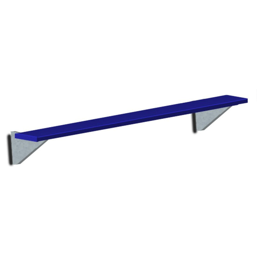Jaypro Sports Outdoor Player Benches - Player Bench - Wall - Mounted - 7.5', Powder Coated (PBW - 75PC) - SchoolOutlet