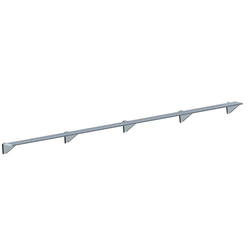 Jaypro Sports Outdoor Player Benches - Player Bench - Wall - Mounted - 27' (PBW - 95) - SchoolOutlet