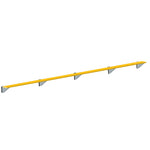 Jaypro Sports Outdoor Player Benches - Player Bench - Wall - Mounted - 27', Powder Coated (PBW - 95PC) - SchoolOutlet