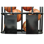Jaypro Sports Ball Rack - Double Basketball and Volleyball Wall Locker - 16 Basketballs (PE - 240) - SchoolOutlet