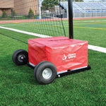 Jaypro Sports Field Net System - Portable Base Cover - Field Pro Net System - Red (PFN - BCVR) - SchoolOutlet