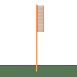 Jaypro Sports Foul Poles - Collegiate , 15' H - Softball -Semi Permanent - Set of 2 (SBCFP-15-XX)