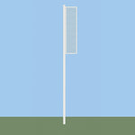 Jaypro Sports Foul Poles - Collegiate , 15' H - Softball - Surface Mount - Set of 2 (SBCFP - 15 - XXXX) - SchoolOutlet