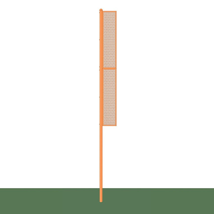 Jaypro Sports Foul Poles - Collegiate , 20' H - Softball - Semi Permanent - Set of 2 (SBCFP - 200 - XX) - SchoolOutlet