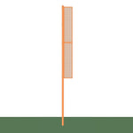 Jaypro Sports Foul Poles - Collegiate , 20' H - Softball - Semi Permanent - Set of 2 (SBCFP - 200 - XX) - SchoolOutlet