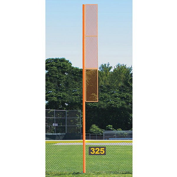 Jaypro Sports Foul Poles - Collegiate , 30' H - Softball - Semi Permanent - Set of 2 (SBCFP - 30 - XX) - SchoolOutlet