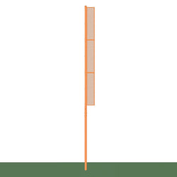 Jaypro Sports Foul Poles - Collegiate , 30' H - Softball -Semi Permanent -Set of 2 (SBCFP-30-XX)