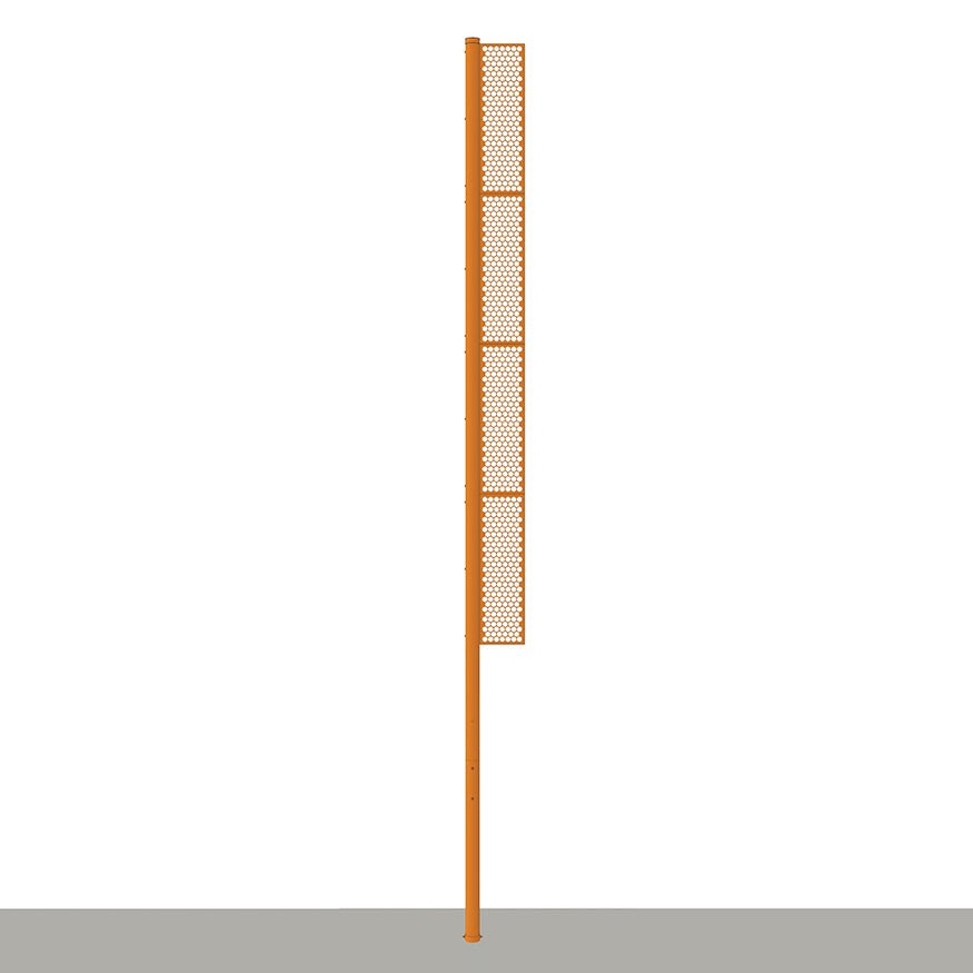 Jaypro Sports Foul Poles - Professional, 30' H - Softball - Semi Permanent (SBFP - 30 - XX) - SchoolOutlet