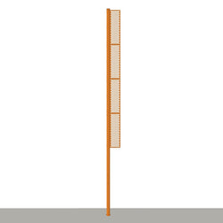 Jaypro Sports Foul Poles - Professional, 30' H - Softball -Semi Permanent (SBFP-30-XX)