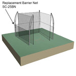 Jaypro Sports Track & Field - Shot Cage - 34.92 Degree Throwing Sector with Safety and Barrier Nets (SC - 25BN) - SchoolOutlet