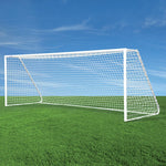Jaypro Sports Soccer Goal - Replacement Nets, Club Soccer Nets - Square Mesh, White - 6' 6