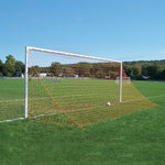 Jaypro Sports Soccer Goal - Round Goal - 8' H x 24' W x 4' B x 10' D, NFHS, NCAA Compliant (SGP - 220) - SchoolOutlet