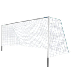 Jaypro Sports Soccer Goal- Classic Official Round Goal - Semi-Permanent with Standard Backstays - 8' H x 24' W x 4' B x 10' D - Set of-2 (SGP-440)