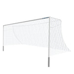 Jaypro Sports Soccer Goal - Classic Official Round Goal - Semi - Permanent with European Backstays - 8' H x 24' W x 4' B x 10' D - Set of - 2 (SGP - 440EB) - SchoolOutlet