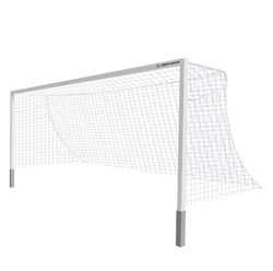Jaypro Sports Soccer Goal- Classic Official Semi-Permanent Soccer Goals with European Backstays - Set of 2 (SGP-730EB)