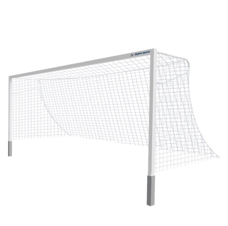 Jaypro Sports Soccer Goal - Classic Official Semi - Permanent Soccer Goals with European Backstays - Set of 2 (SGP - 730EB) - SchoolOutlet